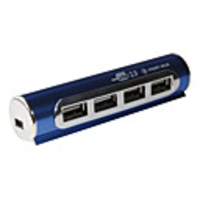 Stylish USB 2.0 Hub Bar 4 Port (Blue)