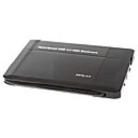 Stylish USB 3.0 2.5" SATA I/II HDD Enclosure with Leather Pouch - Black (Super-Speed 5Gbps)