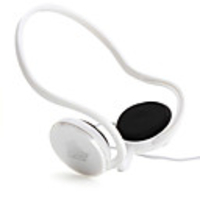 Stylisy On-the-Ear Stereo Microphone Headphones for PC (White)