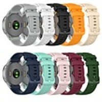 Suitable for Garmin vivomove3S small check pattern silicone strap