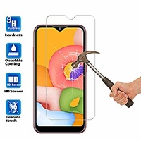 suitable for samsung galaxy a01 screen protector sm-a015,  anti-scratch hd tempered glass protective film for samsung galaxy a01 (5.7)