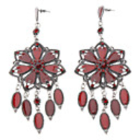 Sunflower Silver Plated Earrings