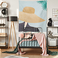 Sunhat Women Modern Wall Tapestry Art Decor Blanket Curtain Hanging Home Bedroom Living Room Decoration miniinthebox