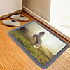 Sunny White Horse Digital Printing Floor Mat Modern Bath Mats Nonwoven Memory Foam Novelty Bathroom