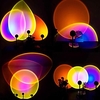 Sunset Lamp Bedroom Projection for Romantic Atmosphere Photo Art Rainbow Projection Background miniinthebox