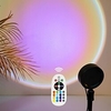 Sunset Lamp Projection USB 16 Colors Changing Projector Floor Lamp Night Light 360 Degree Rotation for Christmas Decorations Photography Party Bedroom Home Decor miniinthebox