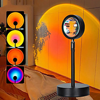 Sunset Lamp Projector Led Night Sunset Light with 4 Colors Sun Lamp Sunset Projection Lamp Star Light Projector for Bedroom miniinthebox