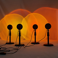 Sunset Projection LED Standing Lamp Rainbow Sun Projection Desk Lamp Adjustable Size 26-38cm For Bedroom Tiktok Youtube Video Live Streaming Video Shotting miniinthebox