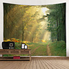 Sunshine Trail Digital Printed Tapestry Decor Wall Art Tablecloths Bedspread Picnic Blanket Beach Throw Tapestries Colorful Bedroom Hall Dorm Living Room Hanging