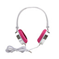 Super Bass Multimedia Headset (Pink White)