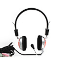 Super Bass Stereo Headset with Fixed Bendable Microphone (Black)
