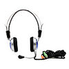Super Bass Stereo Headset with Fixed Microphone (Silver Orange)