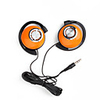 Super Bass Stylish Stereo Earphones (Orange)