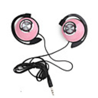 Super Bass Stylish Stereo Earphones (Pink)