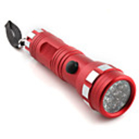 Super Bright Aluminum 14 LED Flashlight LED Torch(3 AAA not included)