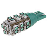 Super Bright Car Lamp Light Bulb T10-6 4 3(27L)-1210-Green