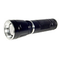 Super Bright LED Flashlight in 3 modes with Zooming and Rechargeable Battery