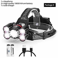 super bright led headlamp 5 led