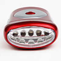 Super Bright LED Portable Solar Flashlight And Solar Lantern - Red