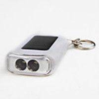 Super Bright LED Portable Solar Flashlight And Solar Lantern - White