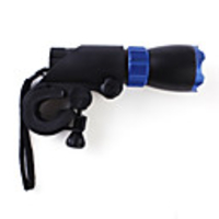 Super Bright LED Torch with Bicycle Clip Holder,  Blue