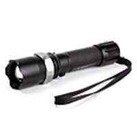 Super Bright Rotary Switch Zoom Flashlight with Cree Q5 LED