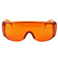 Super Cool Anti-Laser Glasses with Hard Case (Orange)