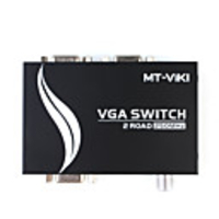 Super Mini 2-Port VGA Switch Box - MT-ViKi (Black)