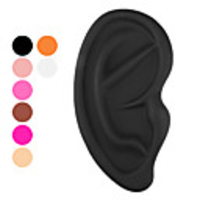 Super New Ear-shaped Soft Silicone Case for iPhone 4 / 4S