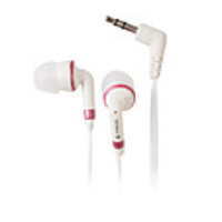Super-performance Stereo In-Ear Earphones with Retractable Cable (White)