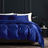 Super soft and comfortable Satin three piece quilt cover and pillow case miniinthebox