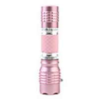 Superbright LED Flashlight KeyChain Unique Design Pink