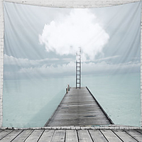 Supercritical Life Wall Tapestry Art Decor Blanket Curtain Hanging Home Bedroom Living Room Decoration Upside Down miniinthebox