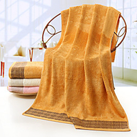 Superior Quality Bath Towel,  Solid Color Cotton 1 pcs miniinthebox