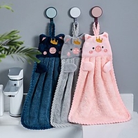 Superior Quality Wash Cloth,  Floral / Cartoon / Animal 100% Coral Fleece Bathroom 1 pcs miniinthebox