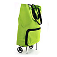 Supermarket Foldable Shopping Bag With Wheels