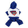 Superstar Style Hoodie and Pants for Dogs (XS-XL,  Blue)