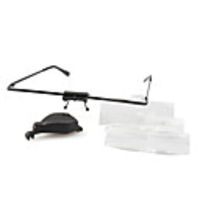 Supporting Glasses Reading Loupe Magnifier Illumination with LED Light Lamp