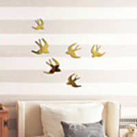 Swallow / Animal Wall Stickers Mirror Wall Stickers Decorative Wall Stickers,  Acrylic Home Decoration Wall Decal Wall Decoration 1pc