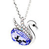 Swan Crystal And Zircon Necklace