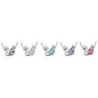 Swan Pattern Crystal Necklace