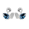 Swan Pattern Earrings