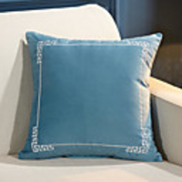 Swan Velvet Embroidered Modern Simplicity Pillow Case Cover Modern Sample Room Cushion Cover Living Room Bedroom Sofa Cushion Cover