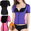 Sweat Shapewear Sports Neoprene Home Workout Fitness Gym Workout Zipper Weight Loss Hot Sweat Fat Burning For Men Women