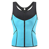 Sweat Vest Waist Trainer Vest Neoprene Tank Top Sports Neoprene Exercise Fitness Gym Workout Workout Zipper Stretchy Weight Loss Tummy Fat Burner Hot Sweat For Men Abdomen