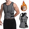 Sweat Waist Trainer Waist Trainer Corset Vest Adjustable Waist Belt Sports Neoprene Home Workout Fitness Gym Workout Adjustable Tummy Control Hot Sweat Calories Burned For Men Women