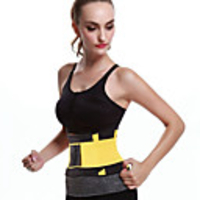 Sweat Waist Trimmer Sauna Belt Sports Polyster Yoga Gym Workout Pilates Zipper Durable Weight Loss Tummy Fat Burner Hot Sweat For Women