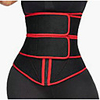 Sweat Waist Trimmer Sauna Belt Sports Spandex Yoga Gym Workout Pilates Zipper Durable Weight Loss Tummy Fat Burner Hot Sweat For Women
