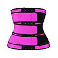 Sweat Waist Trimmer Sauna Belt Sports Spandex Yoga Gym Workout Pilates Zipper Durable Weight Loss Tummy Fat Burner Hot Sweat For Women
