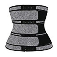 Sweat Waist Trimmer Sauna Belt Sports Spandex Yoga Gym Workout Pilates Zipper Durable Weight Loss Tummy Fat Burner Hot Sweat For Women
